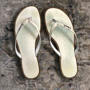 Coach flip flops